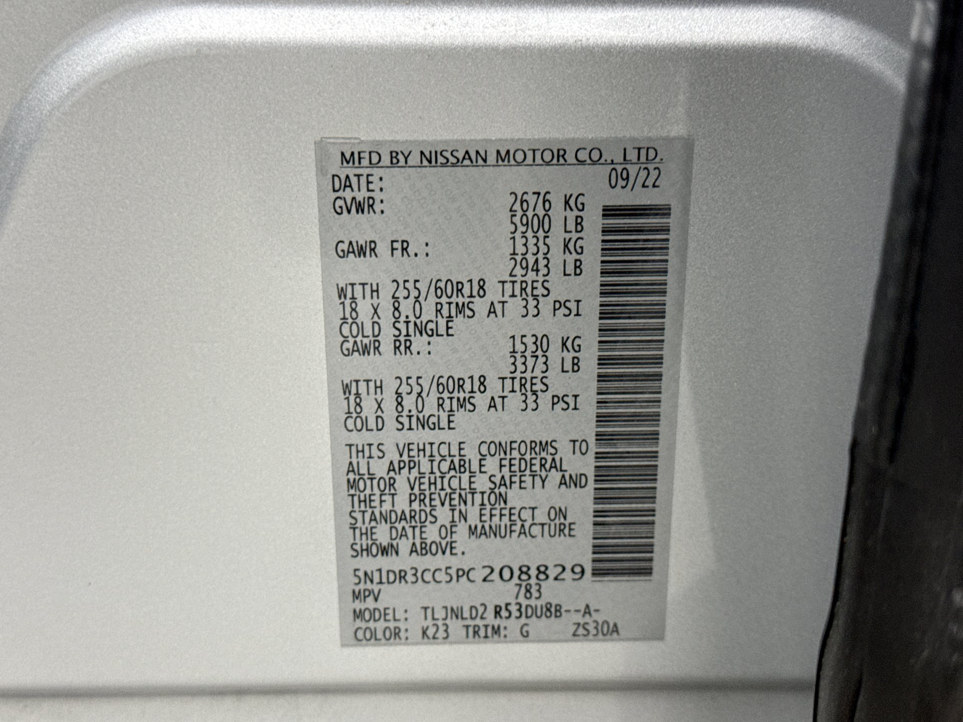 Used 2023 Nissan Pathfinder SL w/ Cargo Package AWD/4WD image 26