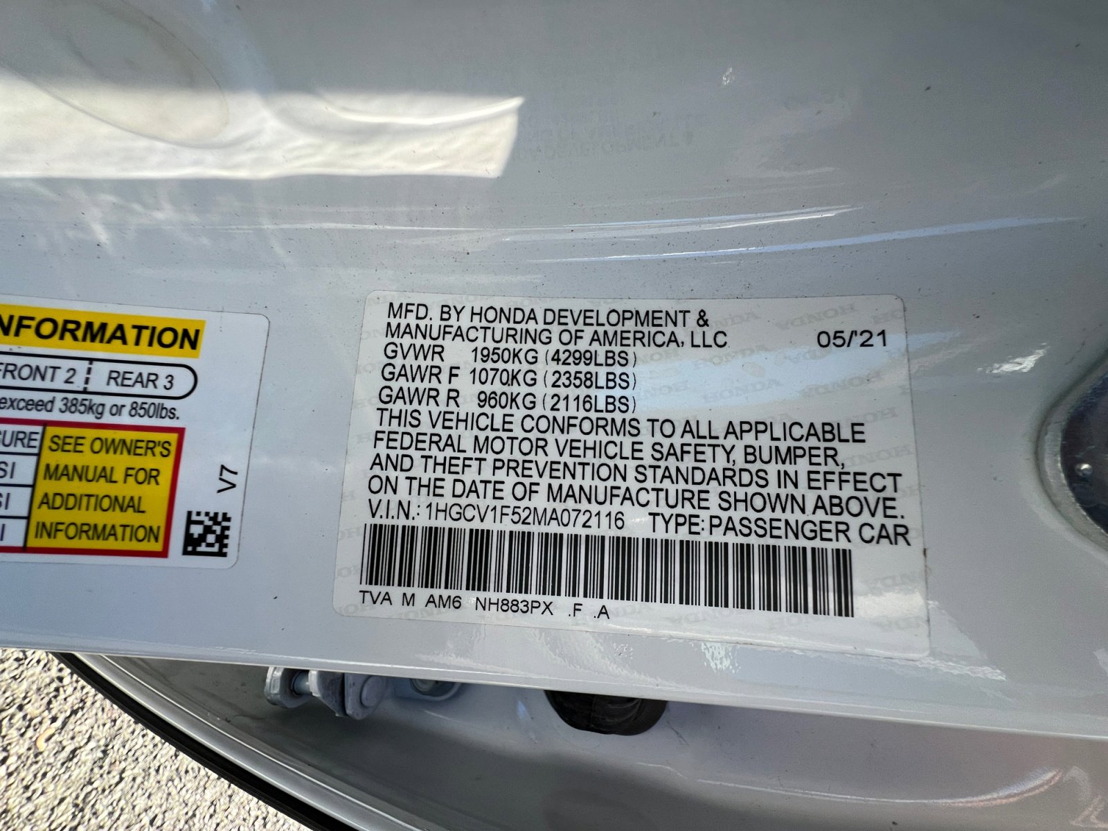 Used 2021 Honda Accord EX-L image 33