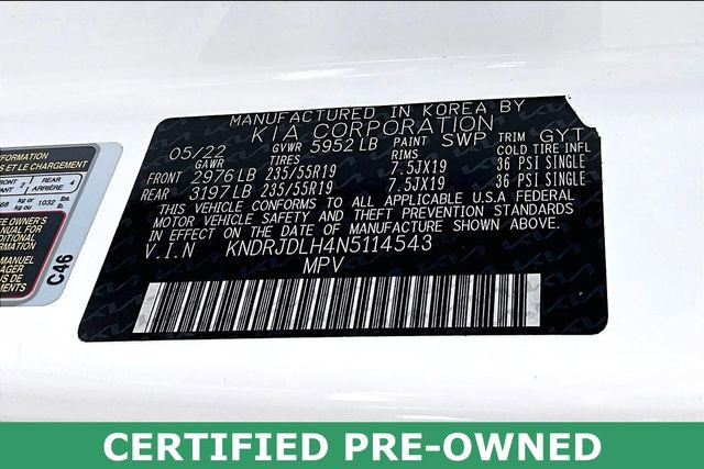 Certified 2022 Kia Sorento SX w/ Panoramic Sunroof Package image 30