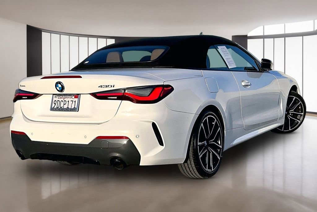 Used 2023 BMW 430i Convertible w/ M Sport Package RWD image 6