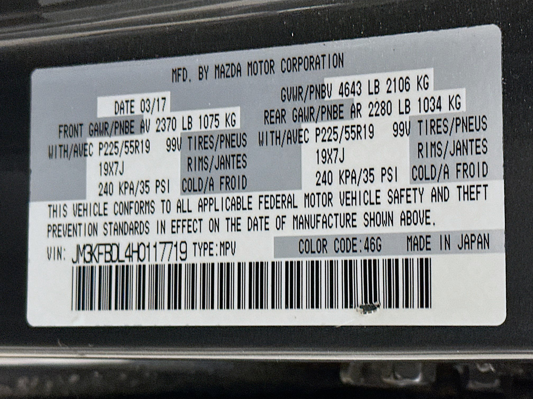 Used 2017 MAZDA CX-5 Grand Touring AWD/4WD image 12