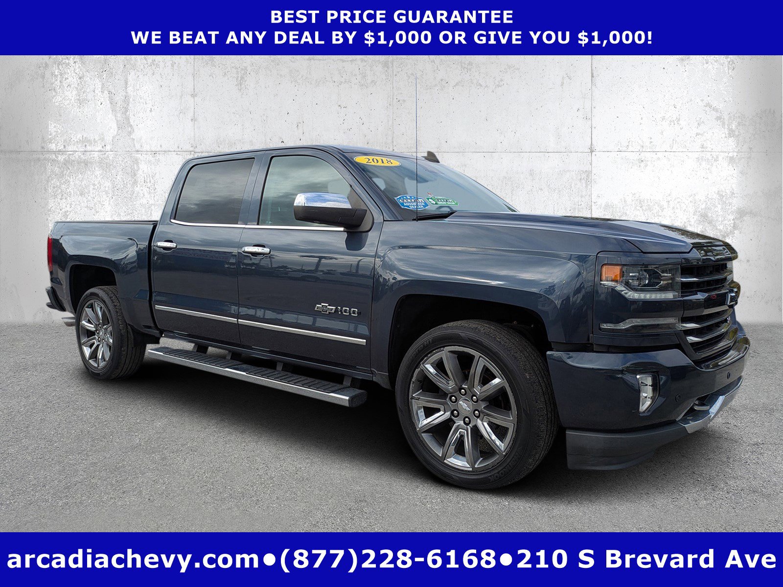 Used 2018 Chevrolet Silverado 1500 LTZ Z71 w/ Centennial Edition AWD/4WD image 1