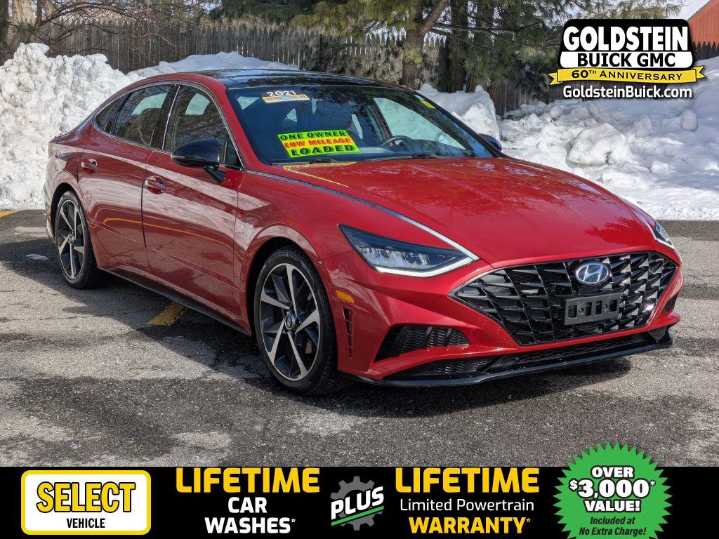 Used 2021 Hyundai Sonata SEL Plus w/ Tech Package FWD image 1
