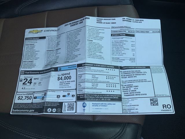 Used 2024 Chevrolet Silverado 1500 High Country image 16