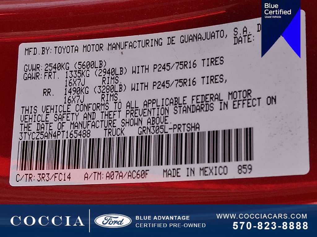 Used 2023 Toyota Tacoma SR5 w/ SX Package AWD/4WD image 26