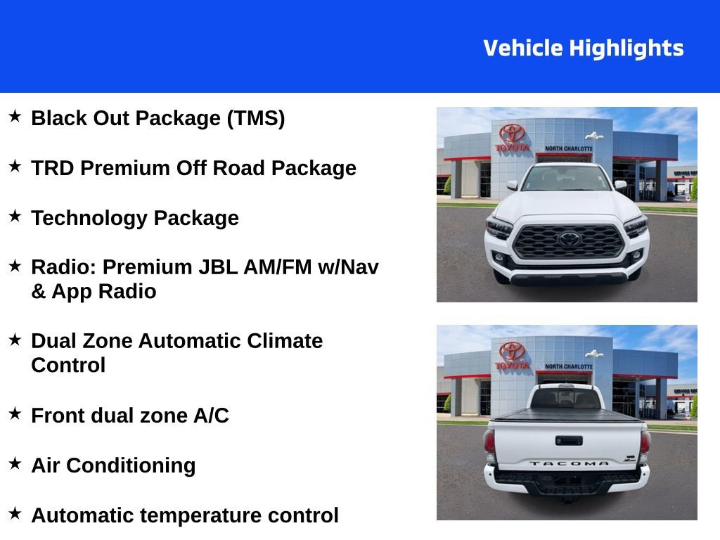 Used 2022 Toyota Tacoma TRD Off-Road w/ TRD Premium Off Road Package image 4