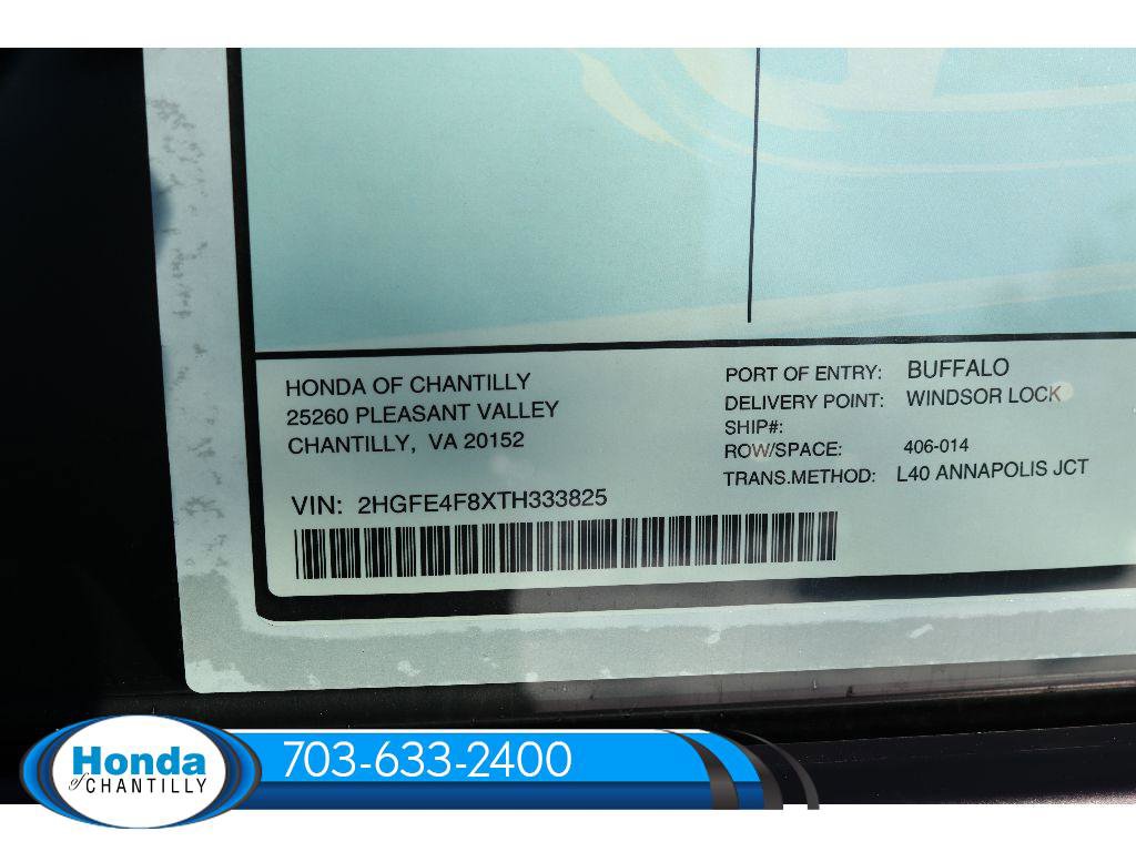 New 2026 Honda Civic Sport image 35