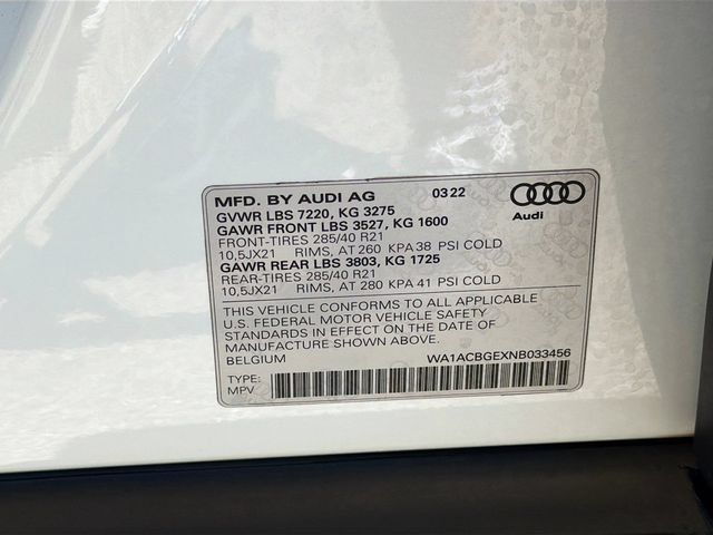 Used 2022 Audi e-tron S Premium Plus AWD/4WD image 43