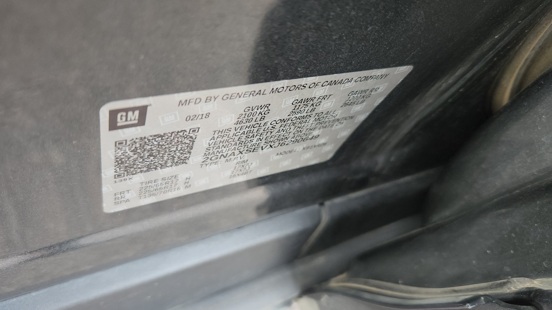 Used 2018 Chevrolet Equinox LT AWD/4WD image 15