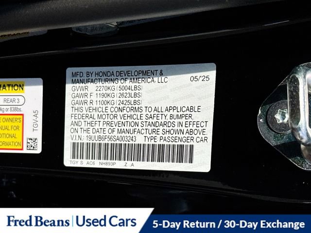 Certified 2025 Acura TLX SH-AWD w/ A-SPEC Pkg image 35