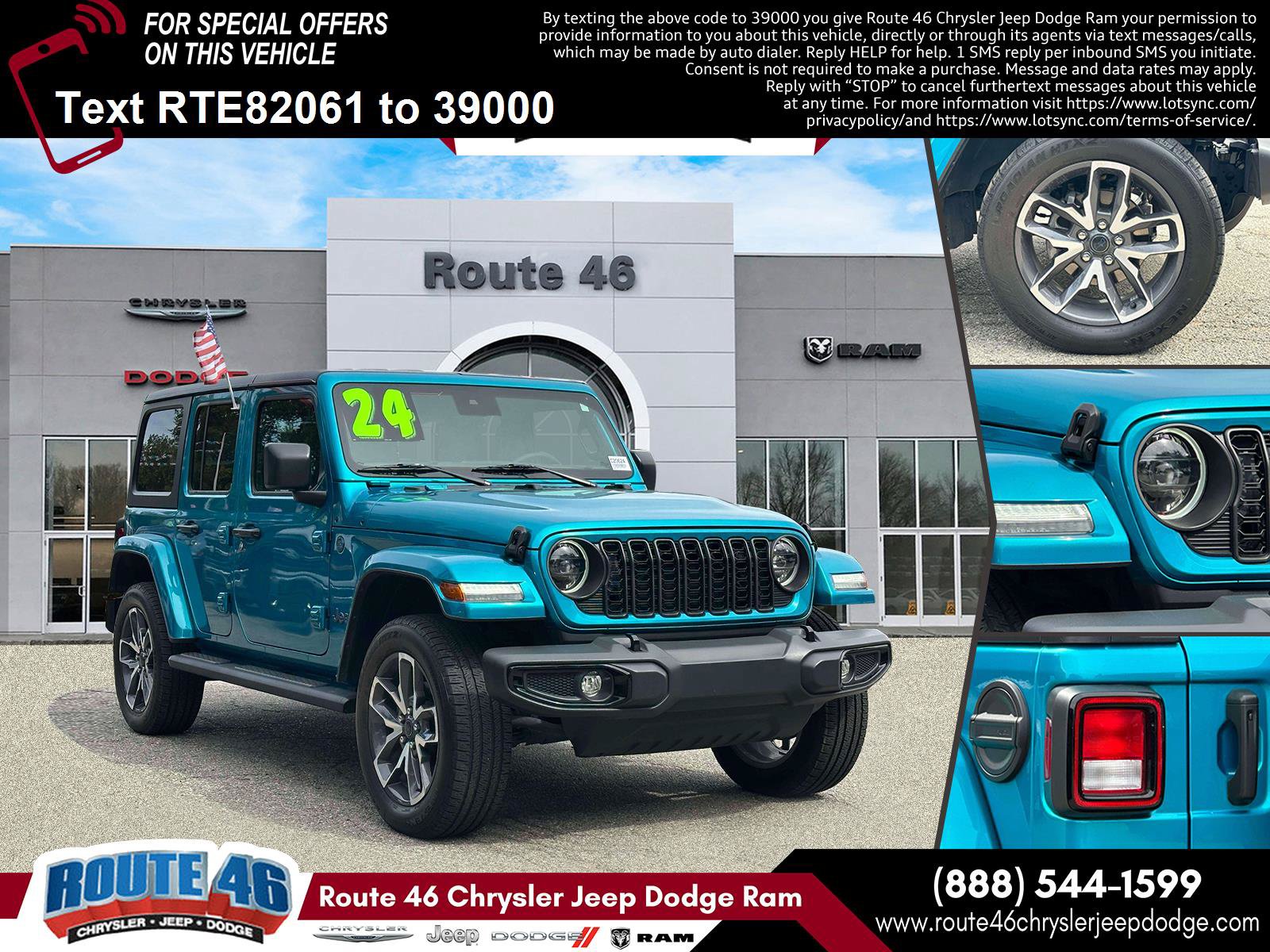 Used 2024 Jeep Wrangler Unlimited w/ Convenience Group AWD/4WD image 1