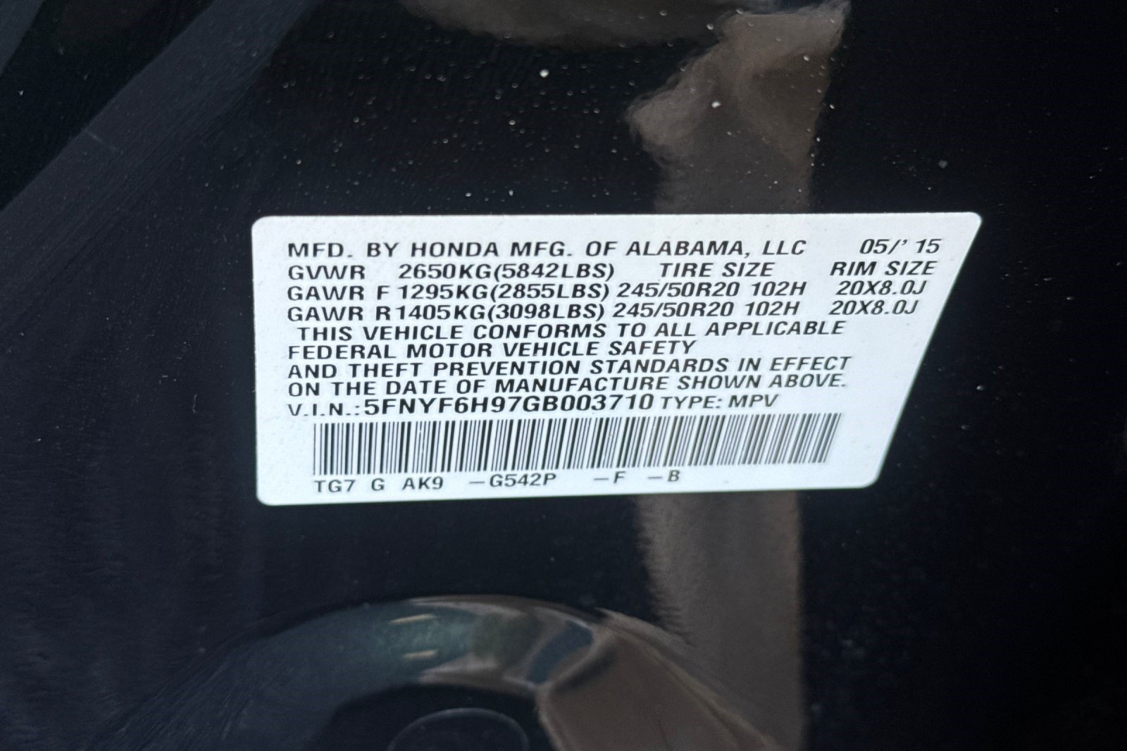 Used 2016 Honda Pilot Touring image 29