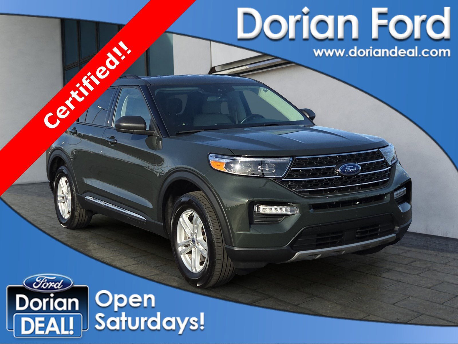 Certified 2023 Ford Explorer XLT w/ Equipment Group 202A