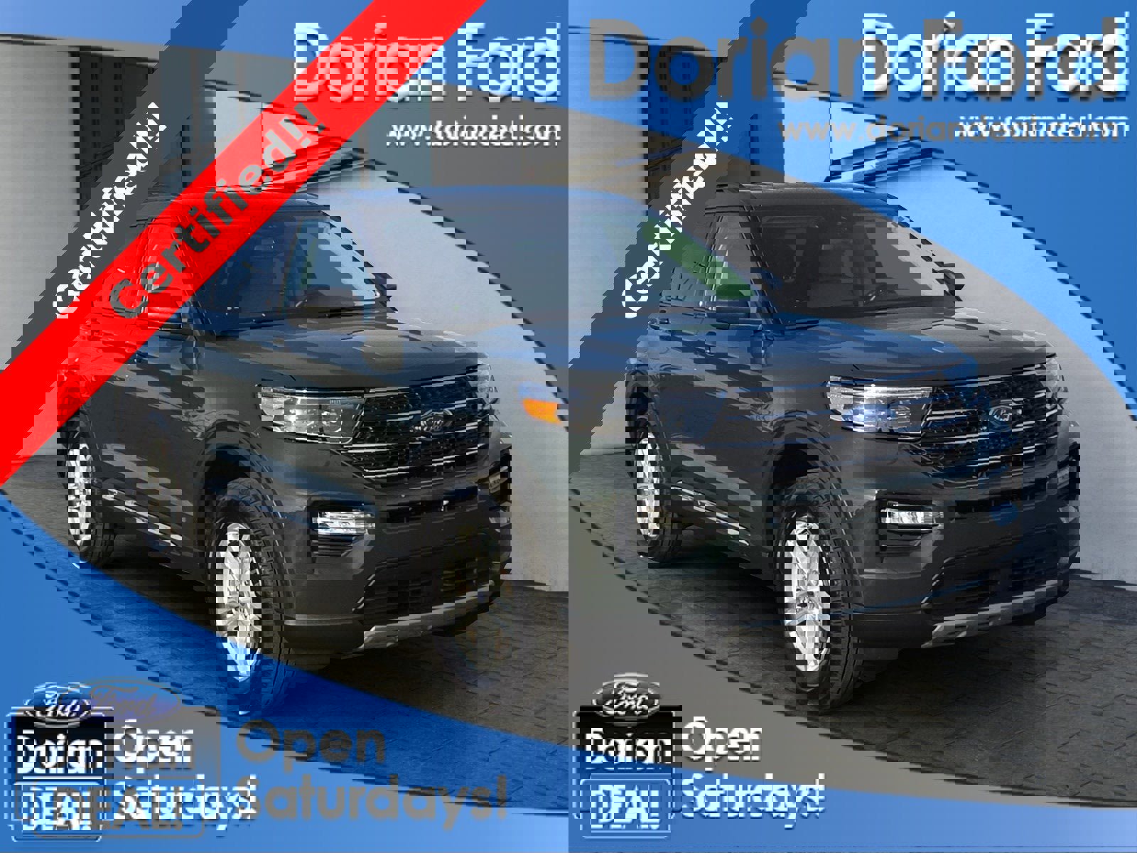 Certified 2023 Ford Explorer XLT w/ Equipment Group 202A image 1