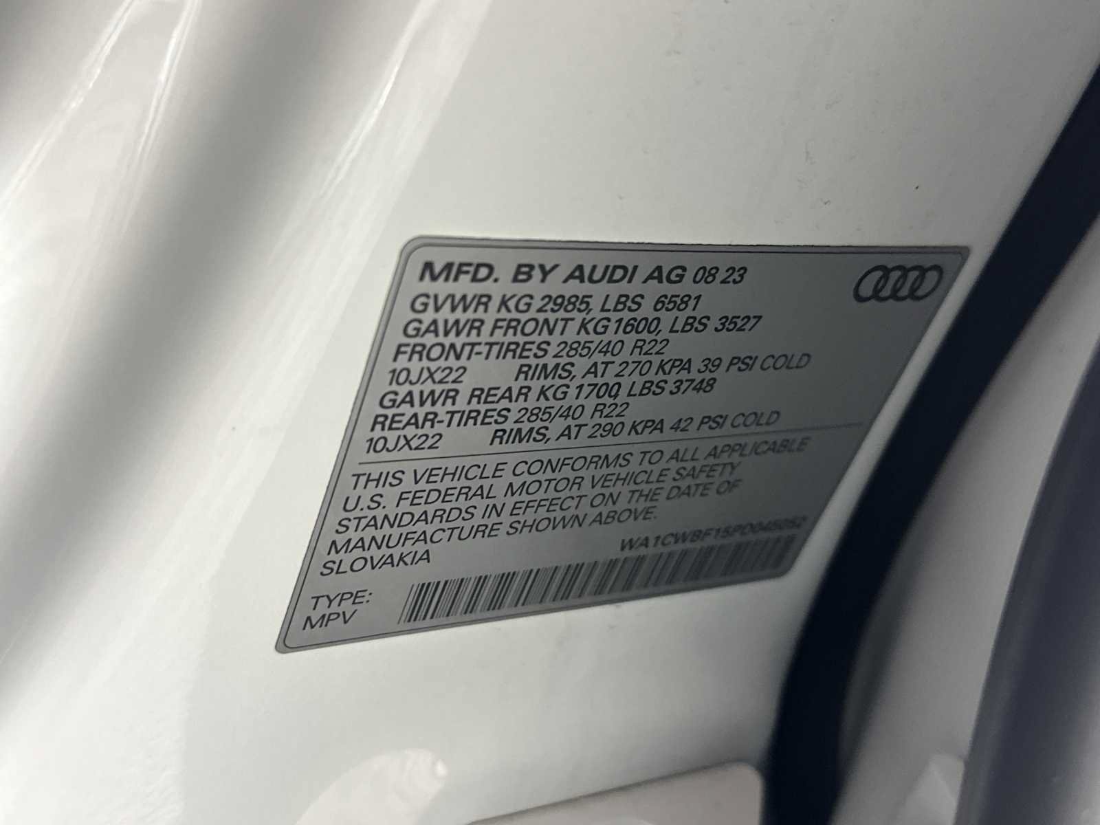 Used 2023 Audi SQ8 Prestige AWD/4WD image 32