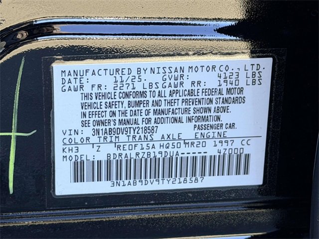 New 2026 Nissan Sentra SR w/ Floor Mat Package image 24