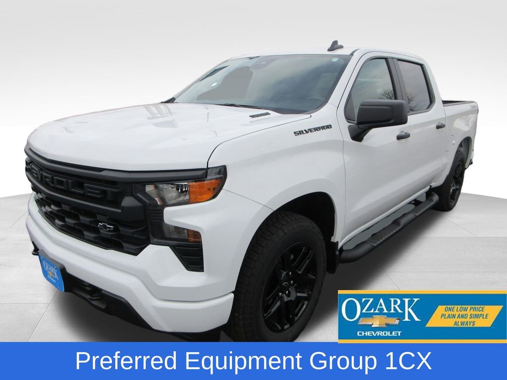 New 2026 Chevrolet Silverado 1500 Custom w/ Turbomax Blackout Package