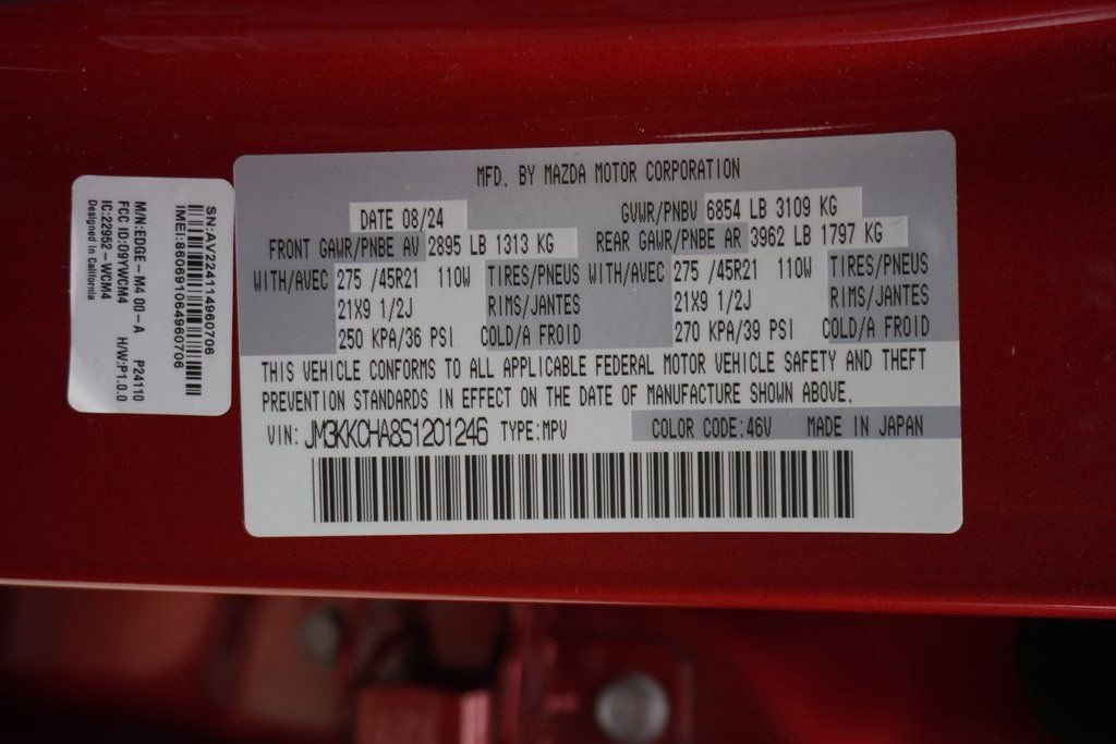 Used 2025 MAZDA CX-90 Plug-In Hybrid w/Premium Sport image 46