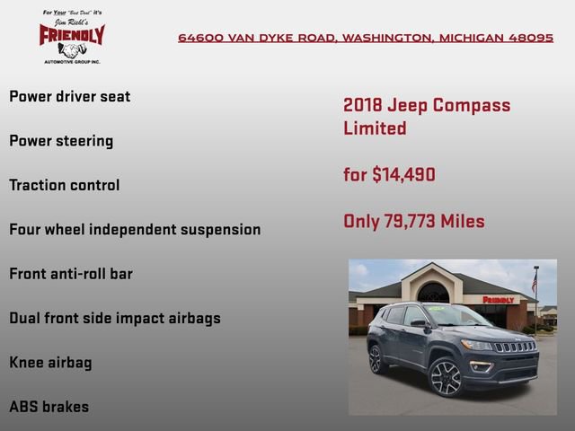 Used 2018 Jeep Compass Limited w/ Navigation Group image 15