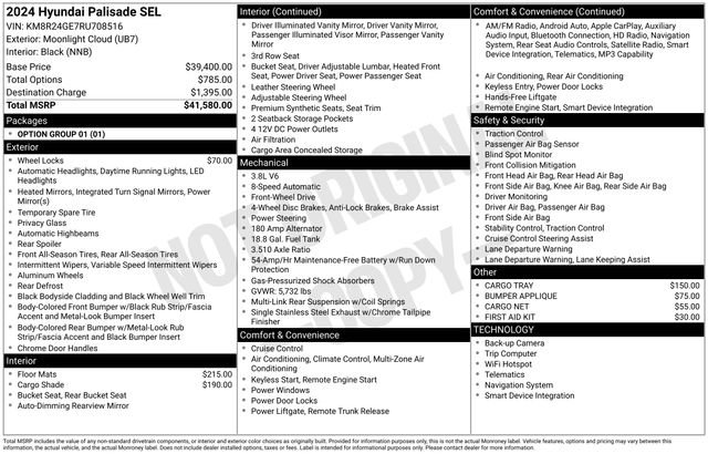 Certified 2024 Hyundai Palisade SEL image 2