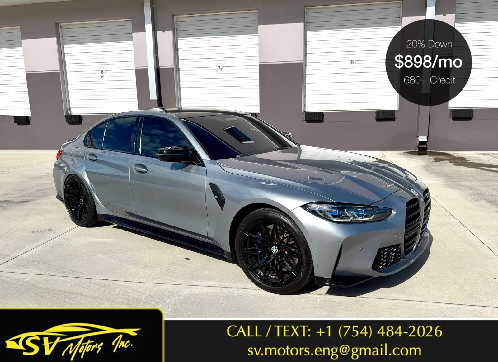 Used 2023 BMW M3 Competition AWD/4WD image 1