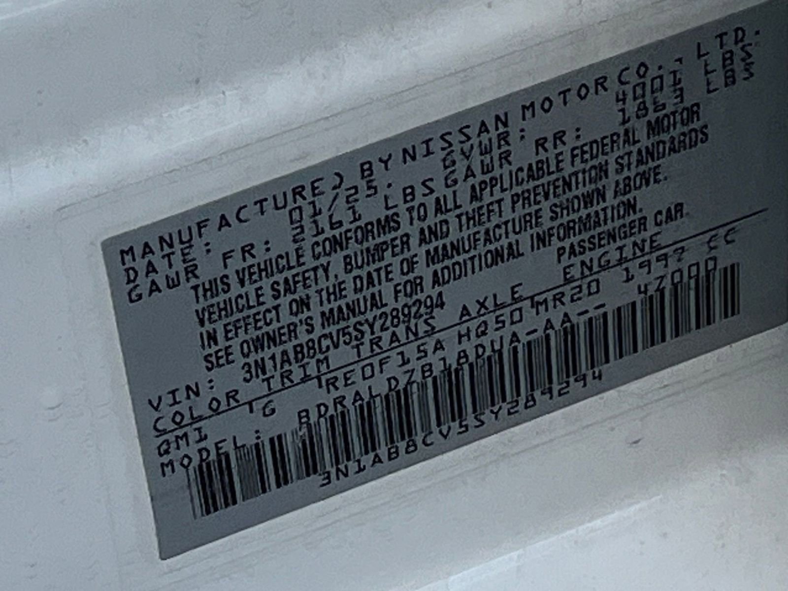 Used 2025 Nissan Sentra SV FWD image 29