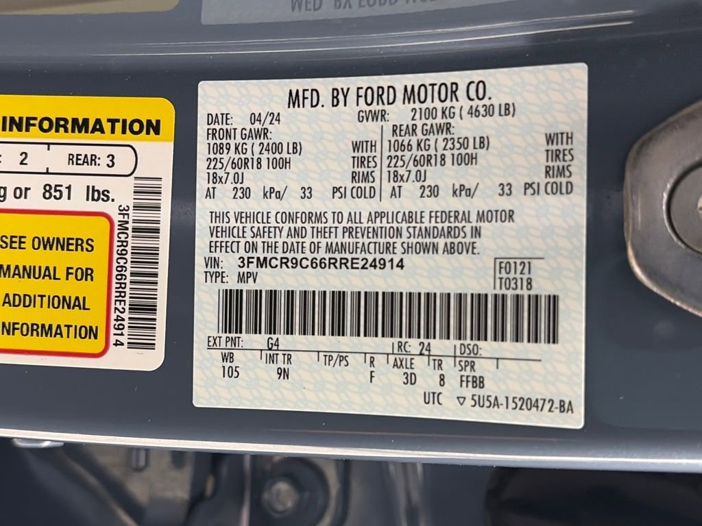 Certified 2024 Ford Bronco Sport Outer Banks w/ Tech Package image 9