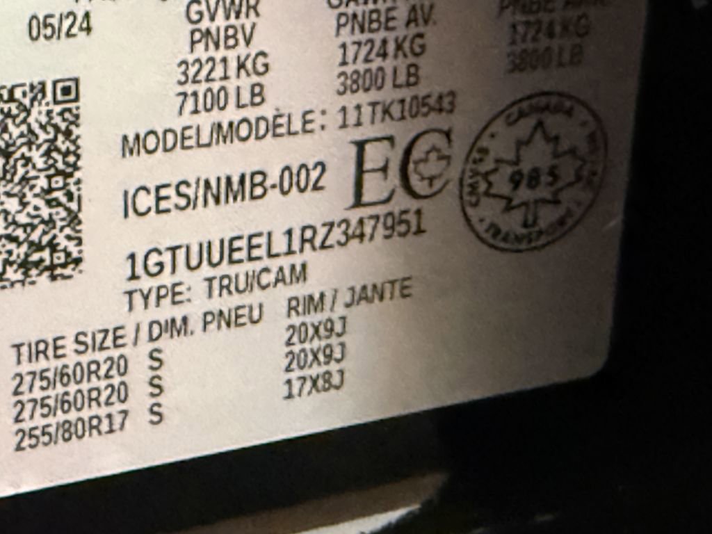 Used 2024 GMC Sierra 1500 AT4 w/ Technology Package image 55