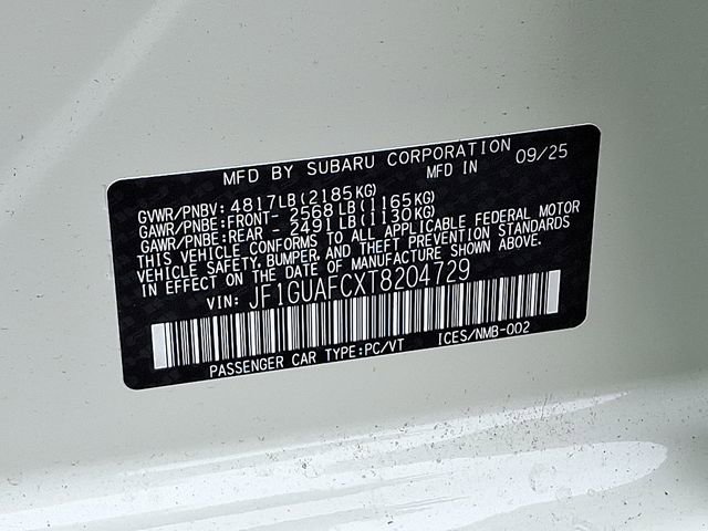 New 2026 Subaru Impreza 2.0i Sport image 24