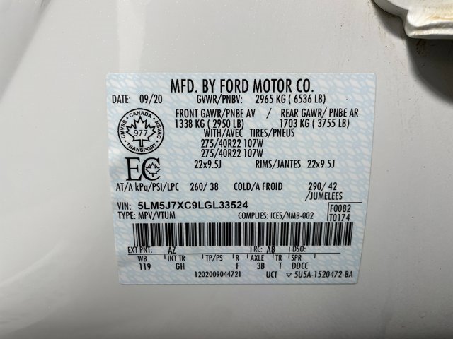 Used 2020 Lincoln Aviator Reserve w/ Equipment Group 201A image 27