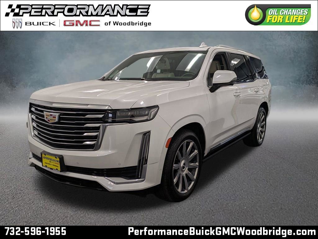 Used 2022 Cadillac Escalade Premium Luxury Platinum w/ Heavy-Duty Trailer Package image 1