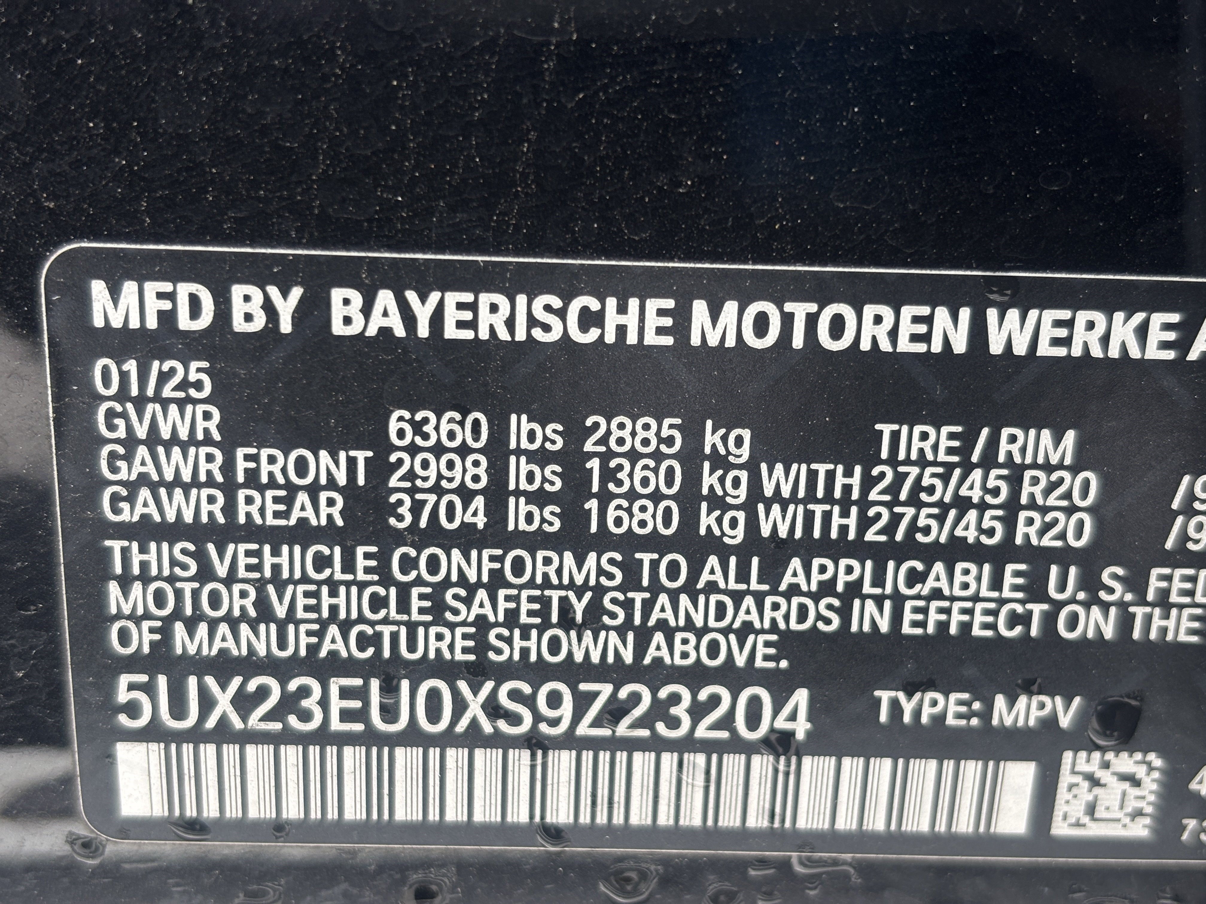 Certified 2025 BMW X5 xDrive40i AWD/4WD image 9