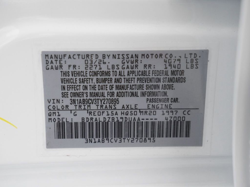 New 2026 Nissan Sentra SV FWD image 26