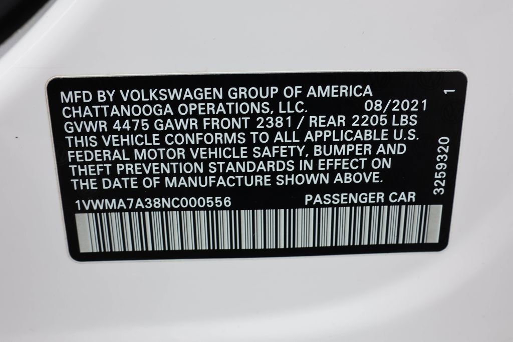 Used 2022 Volkswagen Passat 2.0T R-Line FWD image 44