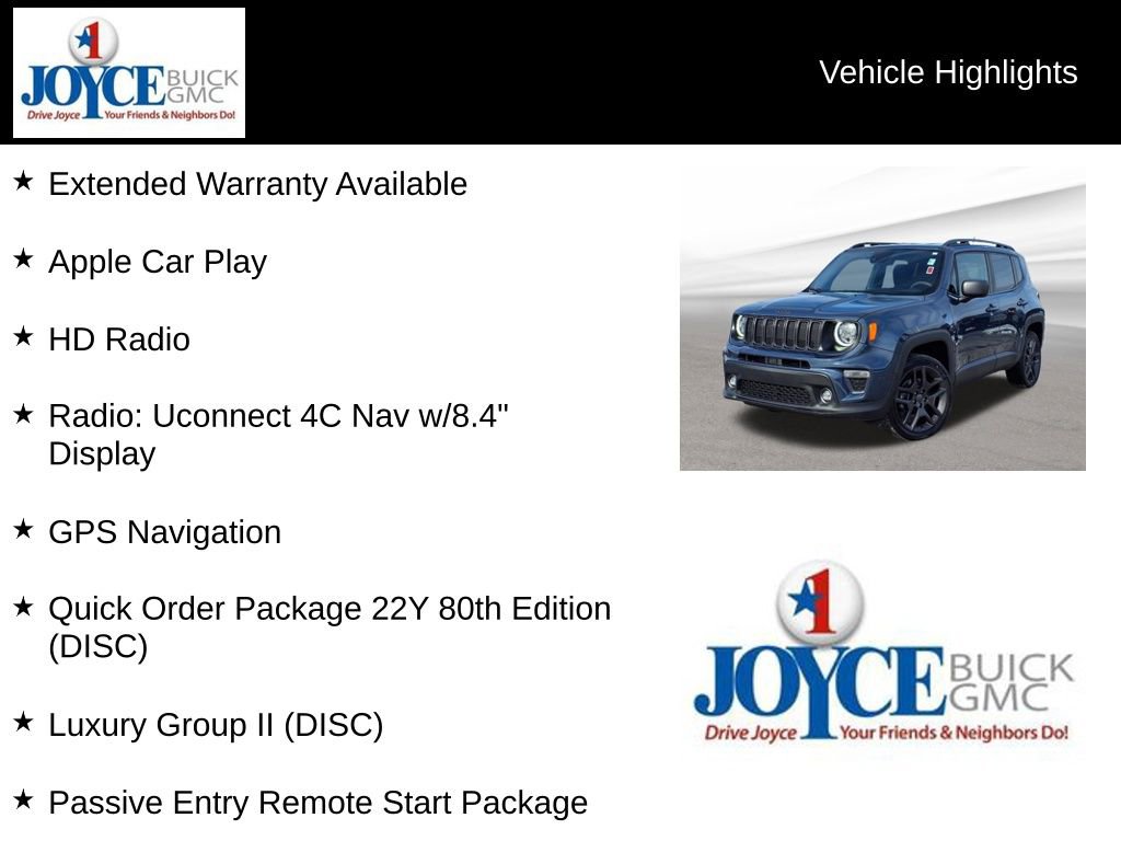 Used 2021 Jeep Renegade Latitude w/ Luxury Group II image 24