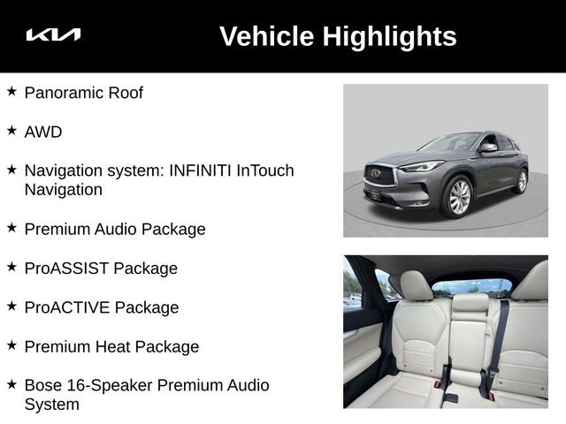 Used 2019 INFINITI QX50 Essential w/ Proactive Package AWD/4WD image 5