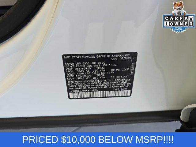 Used 2026 Volkswagen Atlas SE AWD/4WD image 26