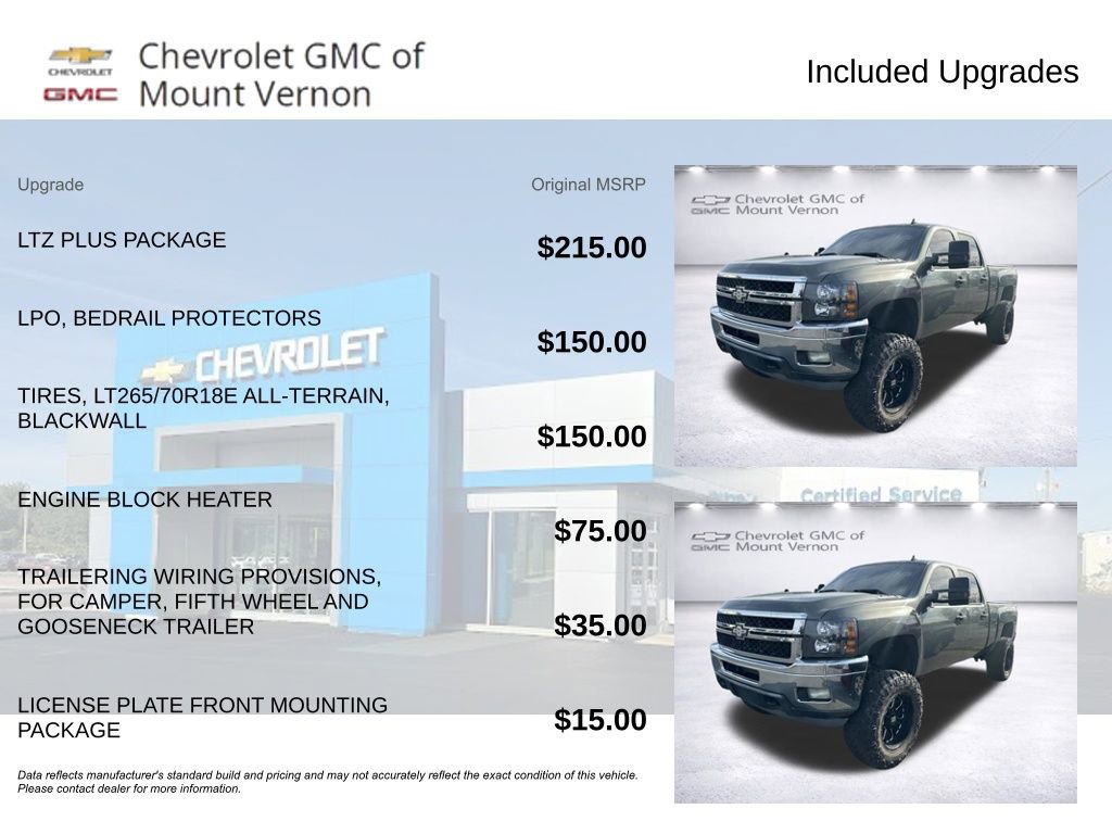 Used 2011 Chevrolet Silverado 3500 LTZ w/ Suspension Package, Off-Road AWD/4WD image 13