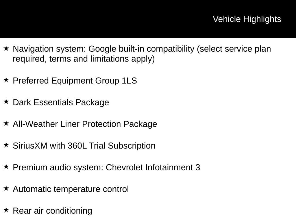 New 2026 Chevrolet Tahoe LS w/ LPO, Dark Essentials Package AWD/4WD image 3