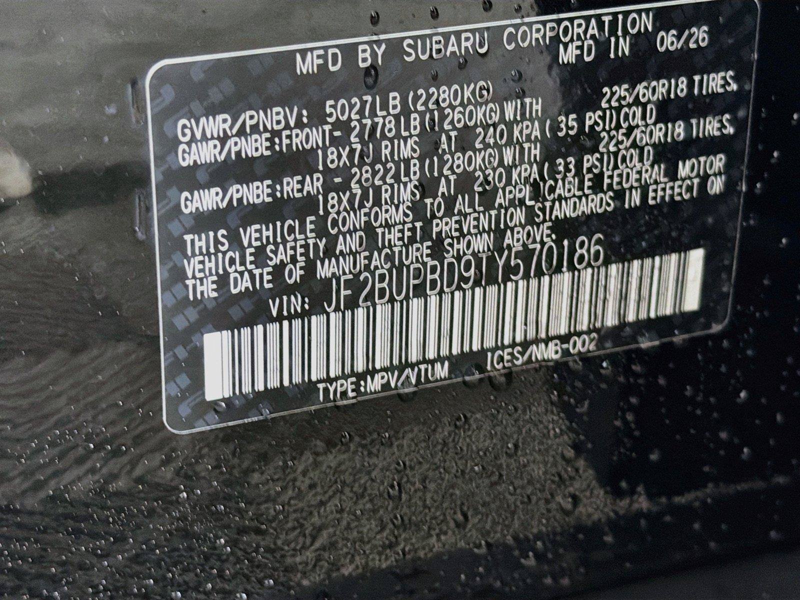 New 2026 Subaru Outback Premium AWD/4WD image 38