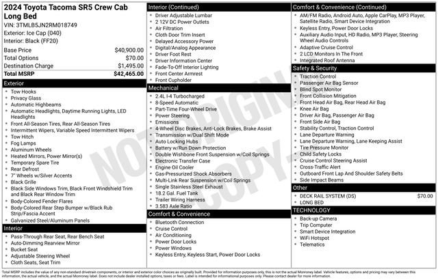 Used 2024 Toyota Tacoma SR5 image 39