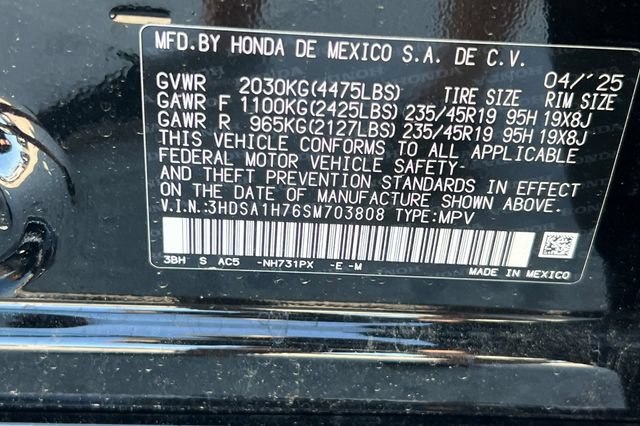Certified 2025 Acura ADX A-Spec w/ Advance Package FWD image 35