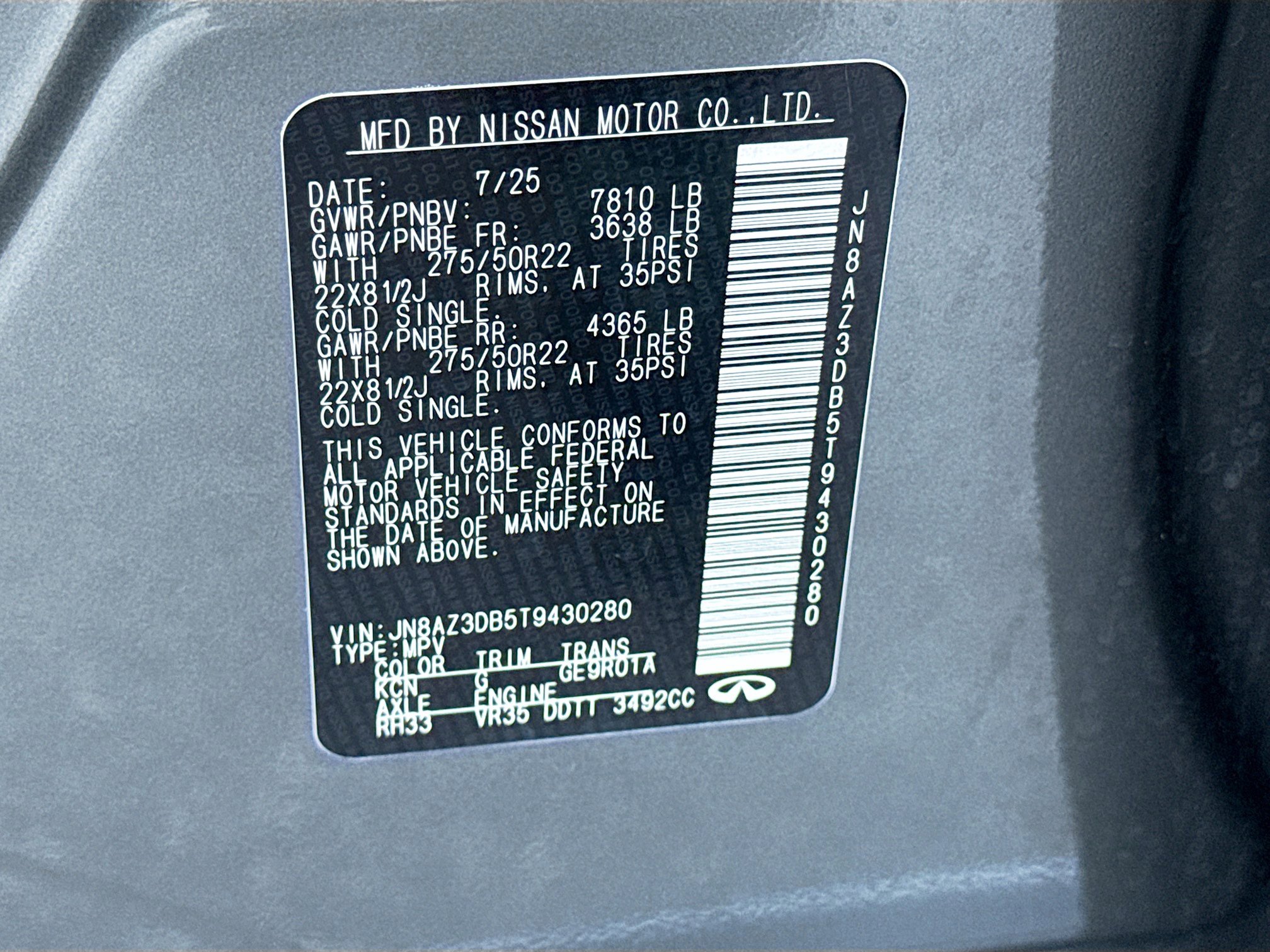 Used 2026 INFINITI QX80 4WD image 46