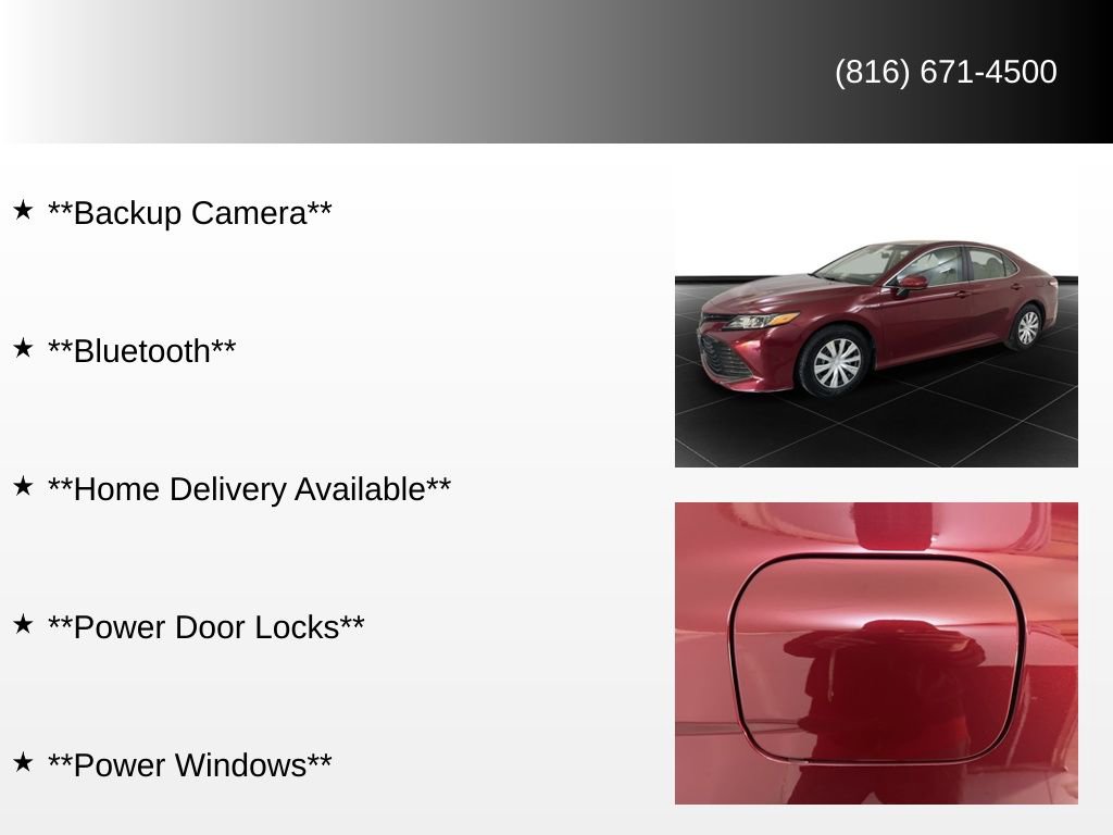 Used 2018 Toyota Camry LE w/ Protection Package (Q2) image 83