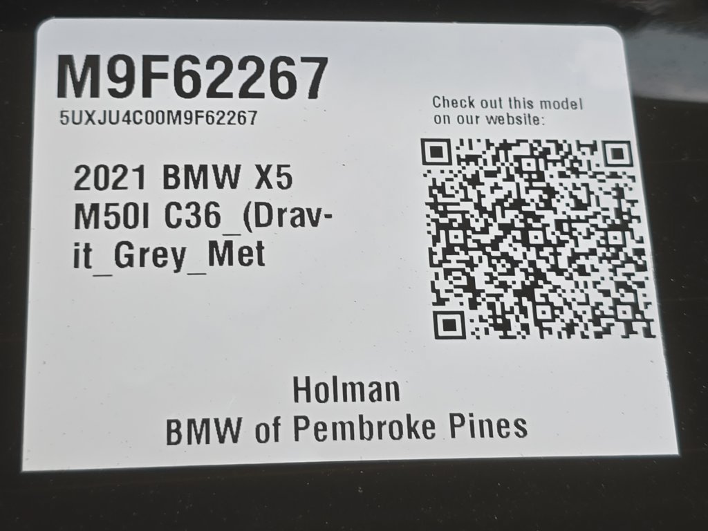 Used 2021 BMW X5 M50i w/ Executive Package AWD/4WD image 30