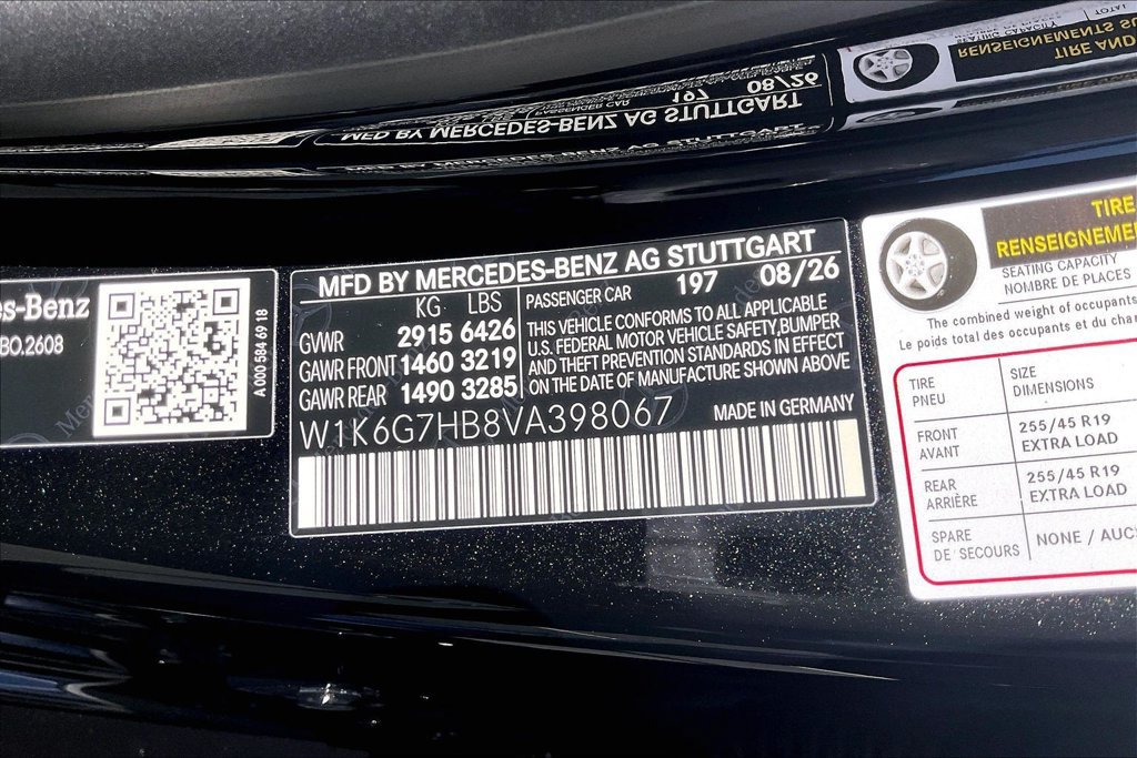 New 2027 Mercedes-Benz S 580 4MATIC Sedan image 12