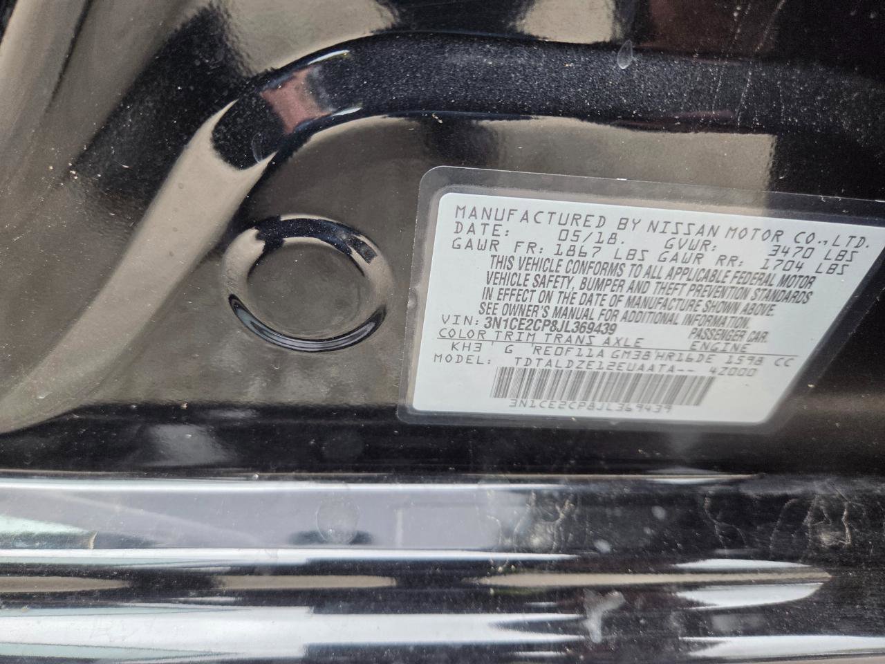 Used 2018 Nissan Versa Note SV FWD image 24