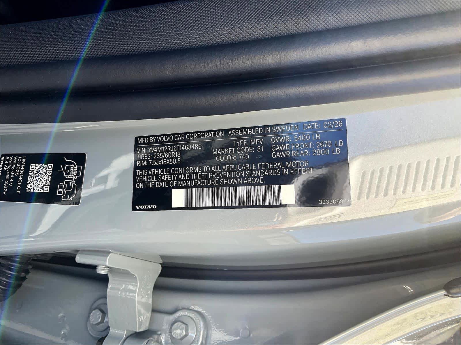 New 2026 Volvo XC60 B5 Core AWD/4WD image 35