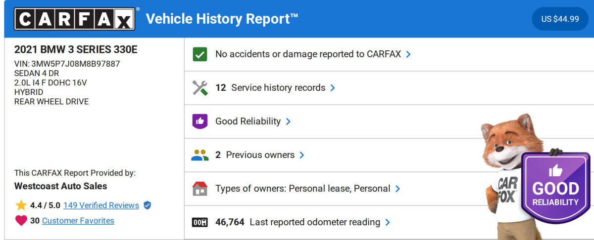 Used 2021 BMW 330e w/ M Sport Package image 10