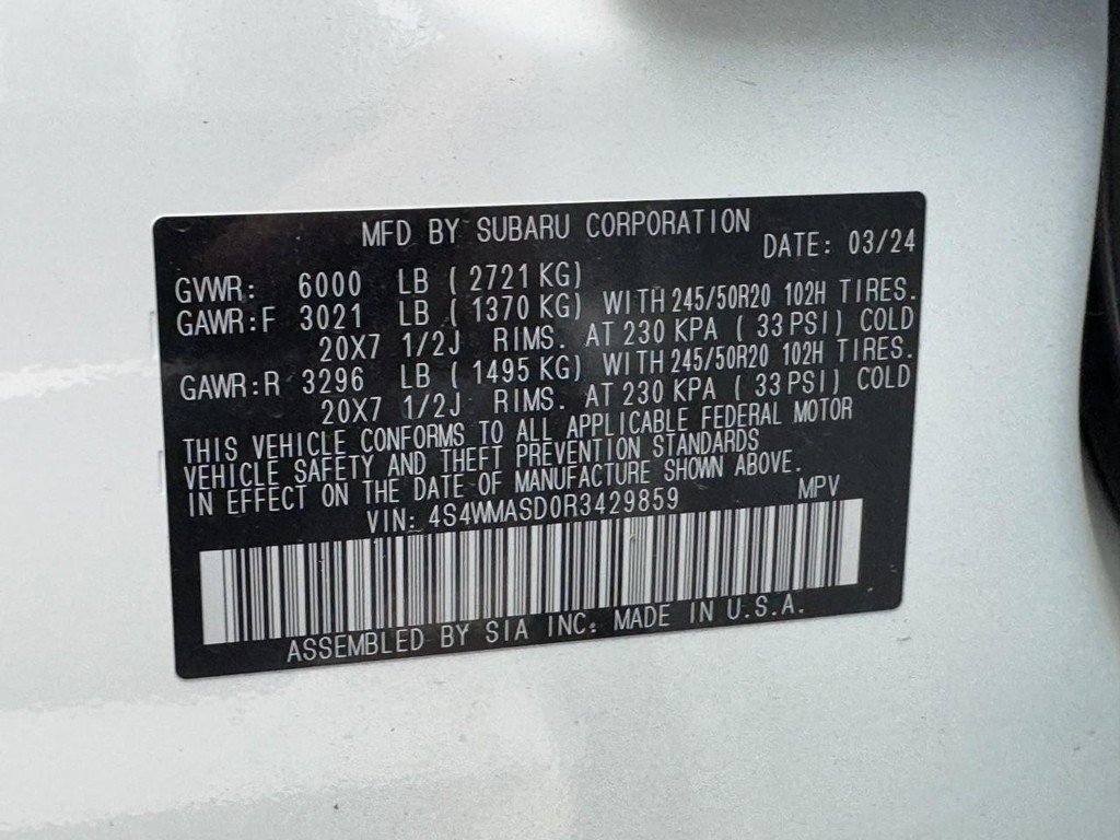 Used 2024 Subaru Ascent Limited image 28